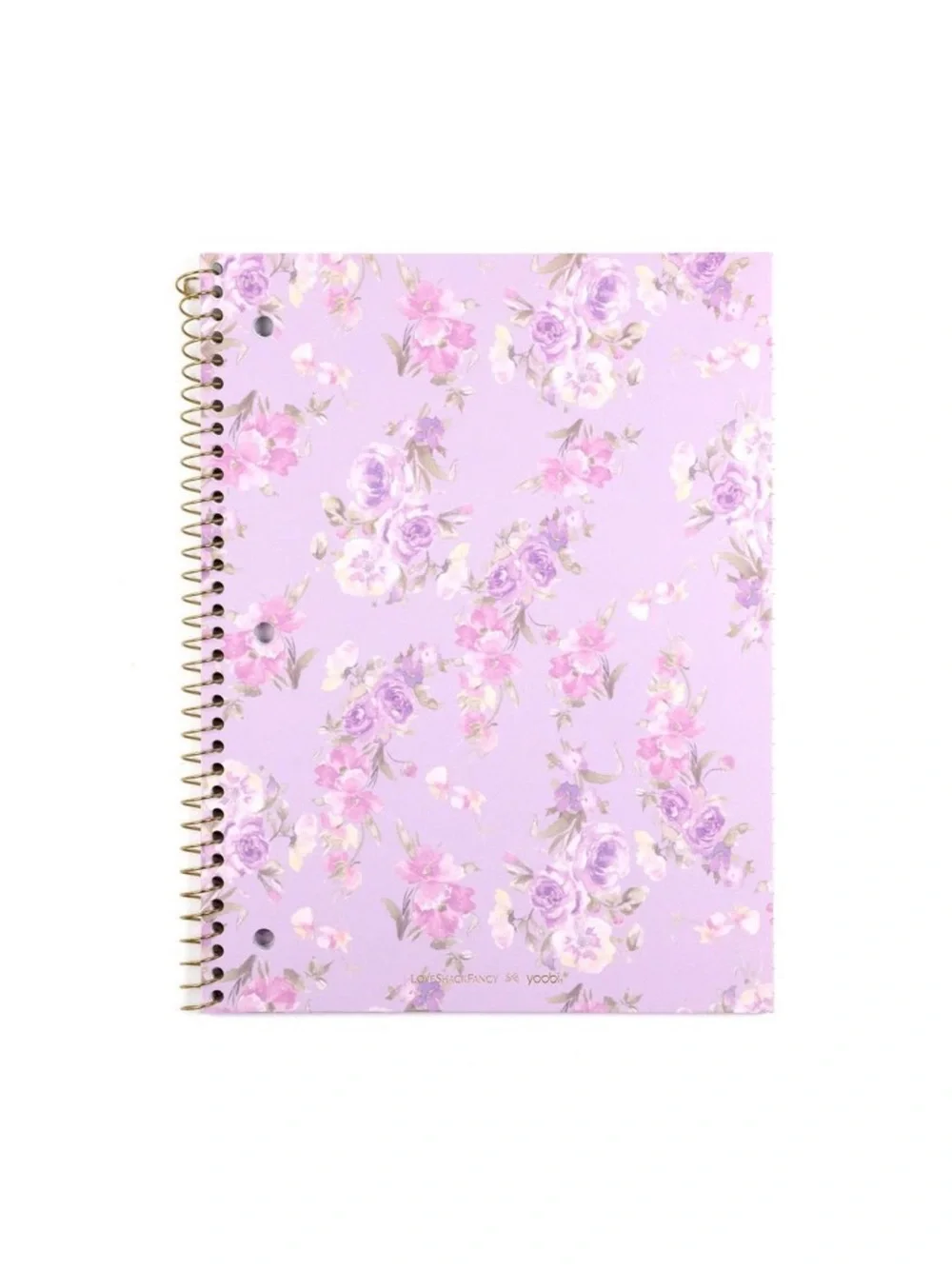 LoveShackFancy x Target - Yoobi Happy Thoughts Wide Ruled Notebook Hibiscus
